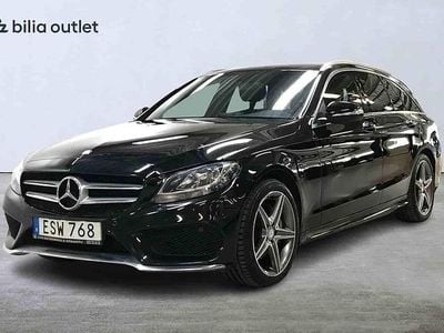 Svart Begagnad 2014 Mercedes C180 AMG Kombi | 159 900 kr (Dyr)
