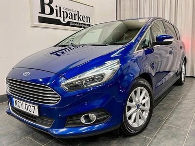 Begagnad Ford S-MAX Titanium 150 HK (110 kW) 2016 Blå Minibuss