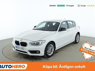 Vit Begagnad 2016 BMW 118 Advantage Halvkombi | 143 000 kr (Marknadspris)