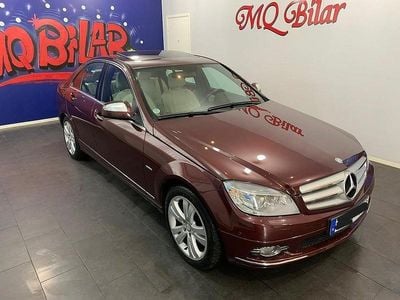 Toppskick vinröd Begagnad 2008 Mercedes C220 Avantgarde Sedan | 61 000 kr (Marknadspris)