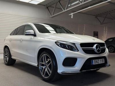 Begagnad Mercedes GLE350 AMG line 258 HK (189 kW) 2019 Vit (designo diamantvit) Sportkupé