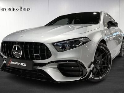 begagnad Mercedes A45 AMG S 4MATIC+ Aerodynamik paket Burmester® He