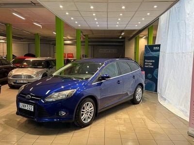 Begagnad Ford Focus Titanium 101 HK (74 kW) 2014 Blå Kombi