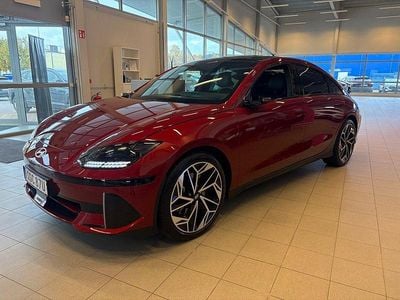 Begagnad Hyundai Ioniq 6 Advanced 239 kW (325 HK) 2023 Röd Sedan