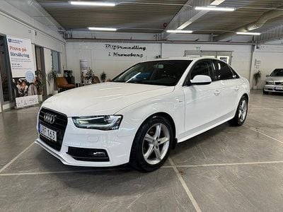 Begagnad Audi A4 S-Line 150 HK (110 kW) 2014 Vit Sedan