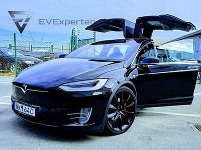 Svart Begagnad 2020 Tesla Model X Performance SUV | 579 000 kr (Lite dyr)