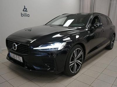 Svart Begagnad 2021 Volvo V60 R-Design Kombi | 429 900 kr (Dyr)