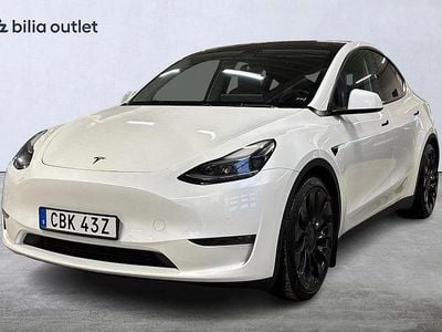 Begagnad Tesla Model Y Performance 392 kW (534 HK) 2022 Vit SUV