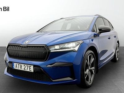 Begagnad Skoda Enyaq iV SportLine 194 kW (265 HK) 2023 Blå SUV
