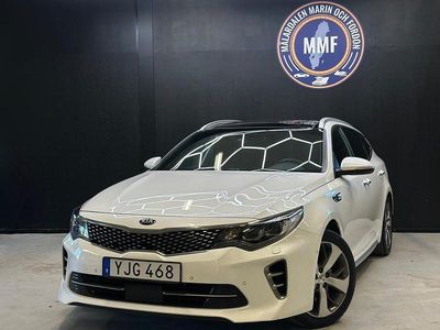 Begagnad Kia Optima GT-Line 141 HK (103 kW) 2017 Vit Kombi