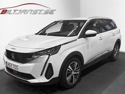 Vit Begagnad 2021 Peugeot 5008 Allure Minibuss | 259 900 kr (Marknadspris)
