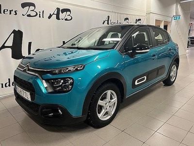 Blå Begagnad 2022 Citroën C3 Feel Halvkombi | 104 900 kr (Bra pris)
