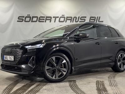 Svart Begagnad 2023 Audi Q4 e-tron S-Line SUV | 419 900 kr (Marknadspris)