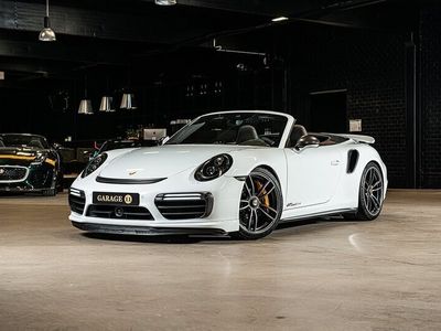 begagnad Porsche 991 2 Turbo S Cabriolet / TECHART GT Sport / PPF