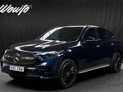 Nautical blå metallic Begagnad 2024 Mercedes GLC400d AMG Sportkupé | 759 800 kr
