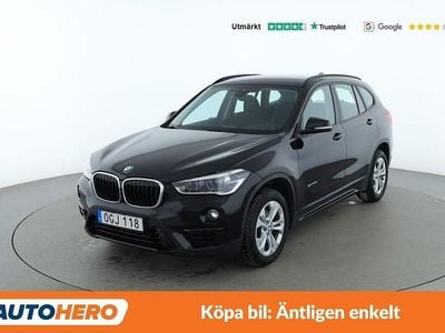 Svart Begagnad 2016 BMW X1 Sport Line SUV | 153 000 kr (Marknadspris)