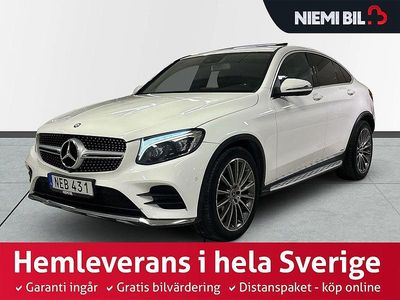 Vit Begagnad 2017 Mercedes GLC220 Sportkupé | 319 900 kr (Lite dyr)