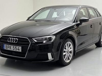 Begagnad Audi A3 150 HK (110 kW) 2018 Svart Sedan