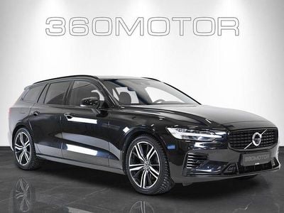 Svart Begagnad 2022 Volvo V60 R-Design Kombi | 424 900 kr (Marknadspris)