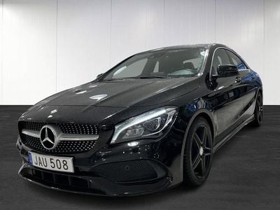 Svart Begagnad 2017 Mercedes CLA200 AMG Sportkupé | 189 900 kr (Marknadspris)