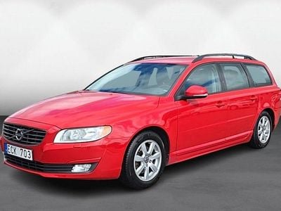 Röd Begagnad 2014 Volvo V70 Kinetic Kombi | 94 900 kr (Marknadspris)