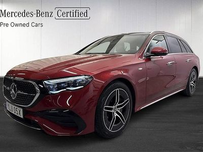 Röd Begagnad 2024 Mercedes E300 Premium Kombi | 749 900 kr (Dyr)