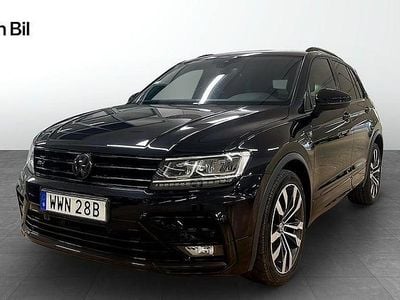 Svart Begagnad 2019 VW Tiguan R-line SUV | 269 900 kr (Marknadspris)