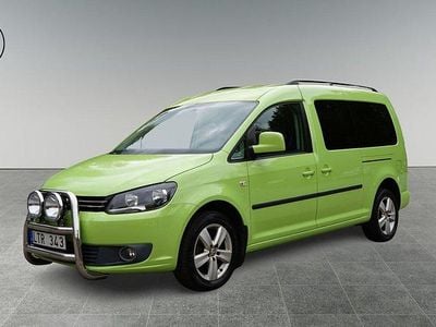 Begagnad VW Caddy Maxi 140 HK (102 kW) 2011 Grön Minibuss