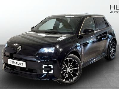 Ny Renault R5 Iconic 110 kW (150 HK) 2025 Svart (white) Halvkombi
