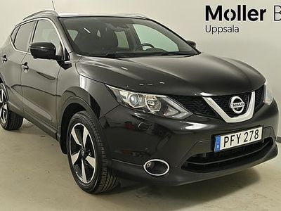 Svart Begagnad 2017 Nissan Qashqai N-Vision SUV | 144 000 kr (Marknadspris)