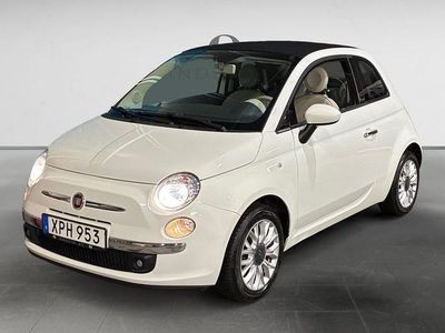 Begagnad Fiat 500C Lounge 69 HK (50 kW) 2015 Vit Cab