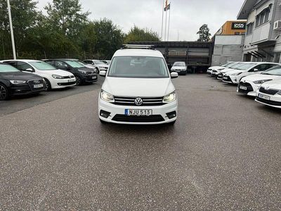 Vit Begagnad 2016 VW Caddy Minibuss | 164 900 kr (Dyr)
