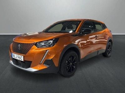 Begagnad Peugeot e-2008 Active 100 kW (136 HK) 2022 Orange SUV