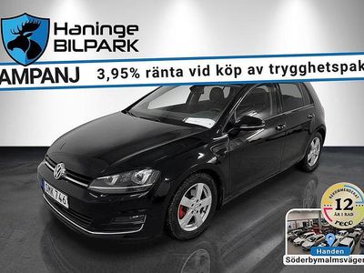 Svart Begagnad 2014 VW Golf VII Highline Halvkombi | 119 995 kr (Marknadspris)