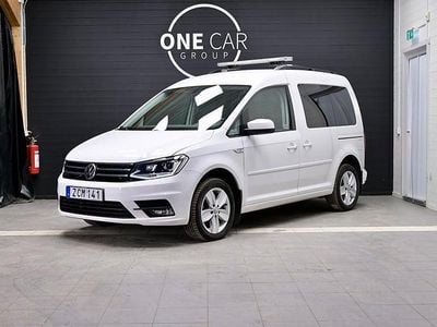 Begagnad VW Caddy Life 150 HK (110 kW) 2017 Vit Minibuss