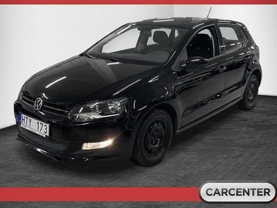 Begagnad VW Polo 86 HK (63 kW) 2010 Svart Halvkombi