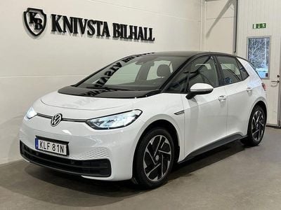 Begagnad VW ID.3 Pro Performance 150 kW (204 HK) 2021 Vit Halvkombi