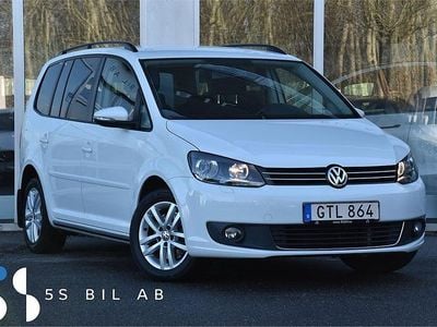 Begagnad VW Touran 140 HK (102 kW) 2015 Vit Minibuss