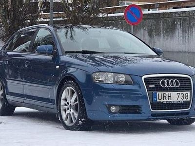 Begagnad Audi A3 S-Line 200 HK (147 kW) 2007 Blå Sedan
