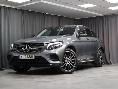 Grå Begagnad 2016 Mercedes GLC220 AMG Sportkupé | 349 000 kr (Marknadspris)