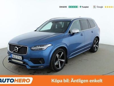 Begagnad Volvo XC90 R-Design 314 HK (230 kW) 2018 Blå SUV