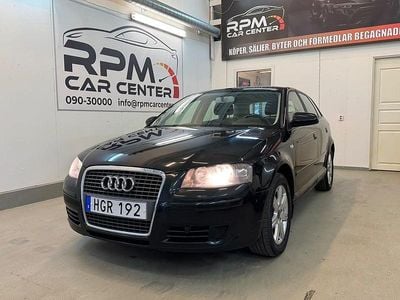 Svart Begagnad 2006 Audi A3 Sportback Attraction Halvkombi | 49 900 kr (Marknadspris)
