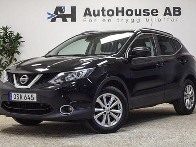 Svart Begagnad 2015 Nissan Qashqai 360º SUV | 104 000 kr (Marknadspris)
