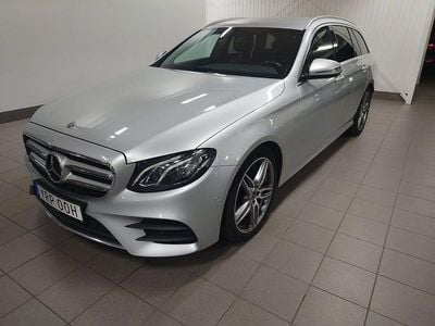 Begagnad Mercedes E220 AMG line 194 HK (142 kW) 2019 Iridium silvermetallic Kombi