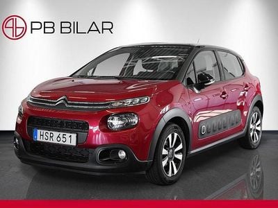 Begagnad Citroën C3 Feel 82 HK (60 kW) 2018 Röd Halvkombi