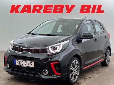 Svart metallic Begagnad 2017 Kia Picanto GT-Line Halvkombi | 74 900 kr (Lite dyr)