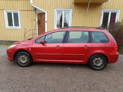 Röd Begagnad 2006 Peugeot 307 Kombi | 5 500 kr (Bra pris)