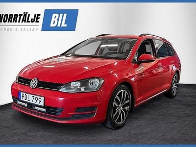 Röd Begagnad 2016 VW Golf VII Kombi | 99 900 kr (Marknadspris)
