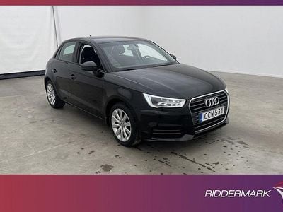 Begagnad Audi A1 Sportback Sport 96 HK (70 kW) 2017 Svart Halvkombi
