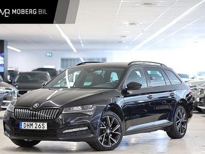 Svart Begagnad 2021 Skoda Superb SportLine Kombi | 279 900 kr (Lite dyr)